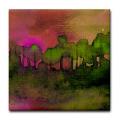 the_woods_ii_magenta_tile_coaster