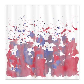 pink_lavender_burst_shower_curtain