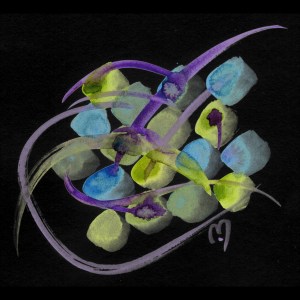 atom flowers#31 on black©marina kanavaki