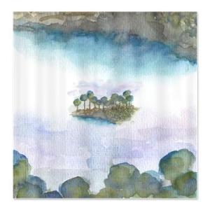 trees_by_the_sea_2_shower_curtain