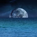 blue moon and sea ©marina&nbsp;kanavaki