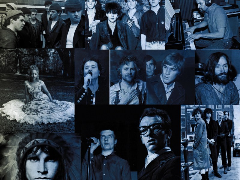 Charles Manson, Joy Division, Siouxsie & The Banshees, Flaming Lips / Simple Minds, The Doors, Echo & The Bunnymen, Elvis Costello, Cassandra Wilson, Dexys Midnight Runners & The Jazz Crusaders&nbsp;[reblogs]